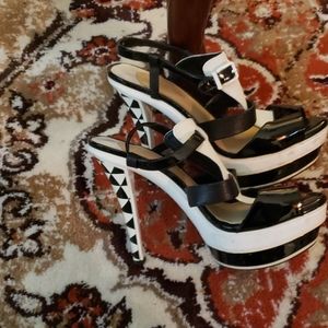 Gianni Rini Black/White Stiletto